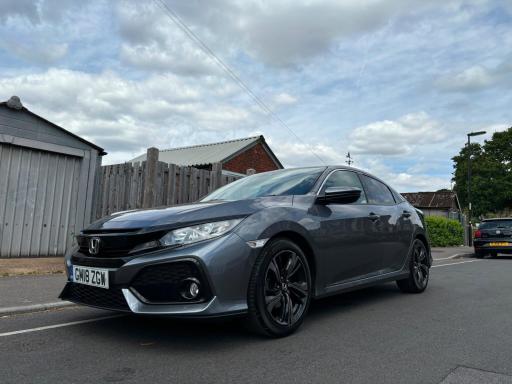 2018 HONDA CIVIC 1.0 VTEC TURBO SR CVT EURO 6 S S 5DR PRICE 9,499... photo